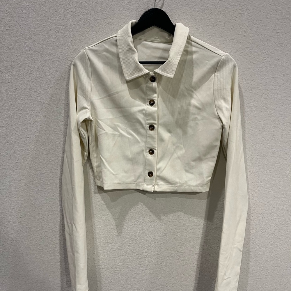 Recess Cream Women’s Long Sleeve Top M 16x16